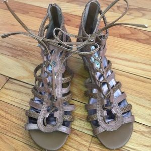 Steve Madden Lace Up Gladiator Sandals